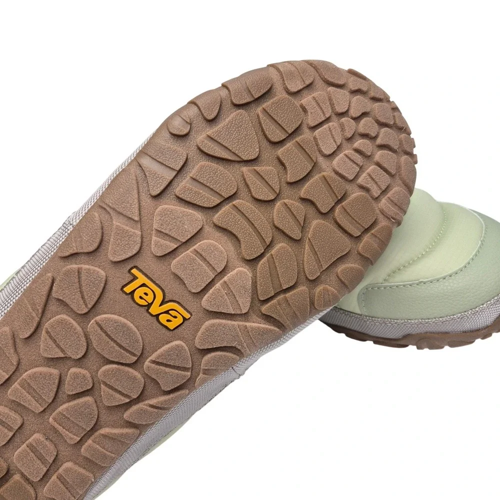 Teva ReEmber Terrain Slip On Quilted Light Sage Green Mules Shoes Men's Size 12